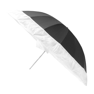 Hugfree反光伞摄影105/185cm柔光箱罩闪光灯离机外拍灯内白内银伞神牛金贝反射摄影伞摄影棚影楼柔光器具