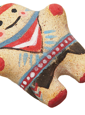 手工陶瓷玩偶姜饼人摆件可爱卡通玩偶家居装饰品创意软萌礼物圣诞