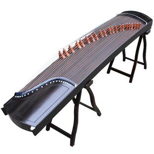 仙声乐器黑檀素面专业演奏古筝可选便携式小古筝扬州古筝黑檀琴码