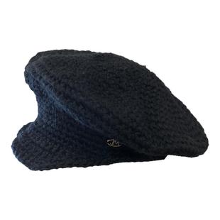 韩系手工勾织贝雷帽子女秋冬气质画家帽高级八角帽保暖时尚八角帽