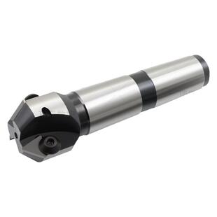 钻铣床莫氏MT4号柄45度倒角可转位铣刀杆三角刀片45度倒角铣刀盘