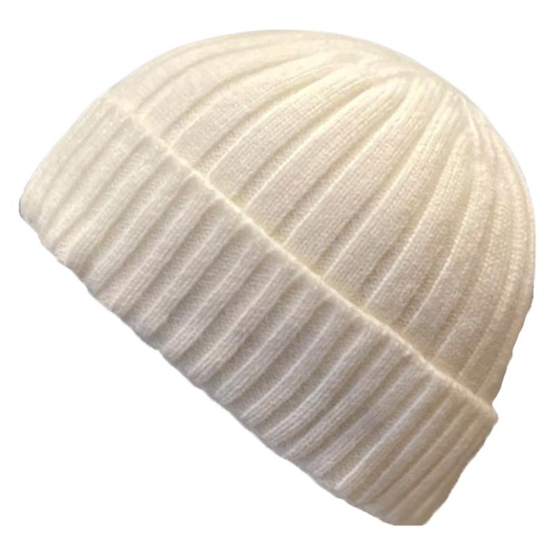 帽子女日系新款针织毛线帽秋冬百搭时尚瓜皮帽雅痞嘻哈保暖套头帽
