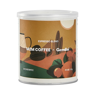 格米莱莓果假日意式咖啡豆中度烘培新鲜拼配豆家商用风味罐装120g