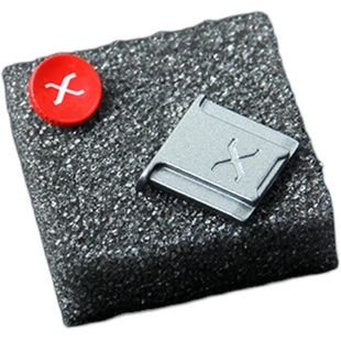 适用金属富士热靴盖XT4 XT30 X100V微单XT20 XT5 XE4快门按钮配件