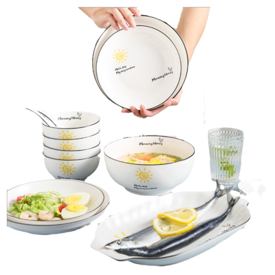 2025新年碗盘子家用餐具大碗饭碗