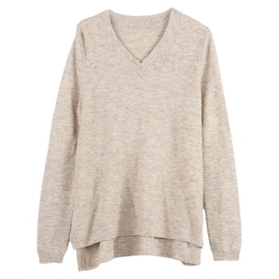 ZOLLE因为设计感舒适羊毛软糯针织套头上衣25秋冬新品