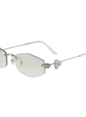 现在就出发金晨同款gm无边框墨镜女款高级感无框太阳眼镜防紫外线