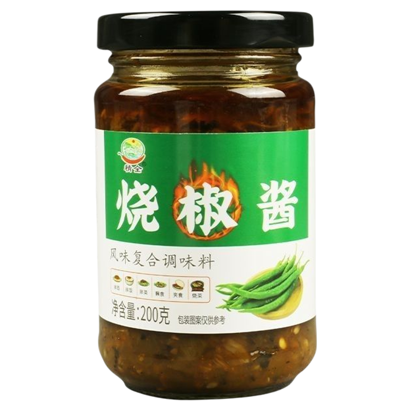 青红双椒酱罐装鲜椒酱下饭拌饭酱