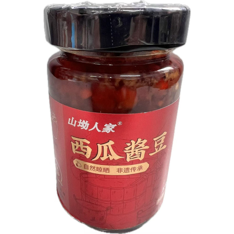 安徽农家手工五香西瓜酱豆280g
