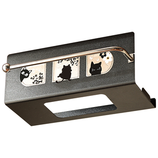 古风新款镜柜下洗脸巾收纳盒卫生间厕所抽纸纸巾废弃洗脸巾收纳架