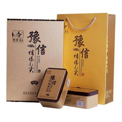 豫信茶叶2025信阳毛尖雨前毛尖茶绿茶叶绿茶嫩芽金醇韵礼盒装250g