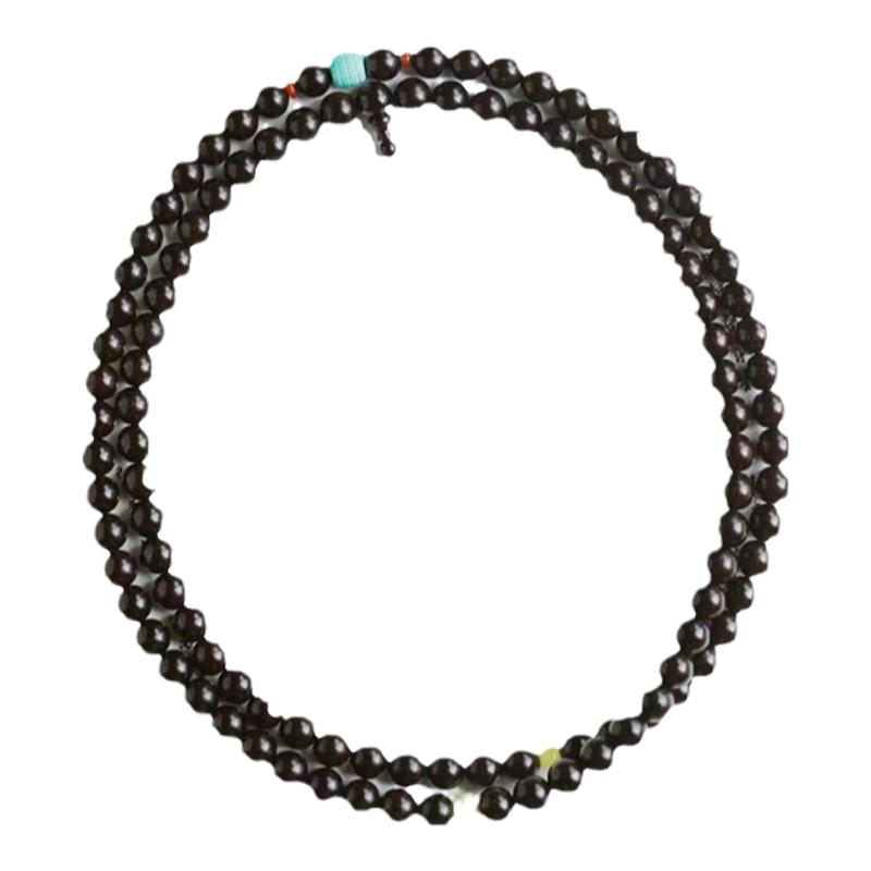 朝珠108颗12mm小叶紫檀挂珠念珠佛珠金星紫檀主法和尚挂珠定制