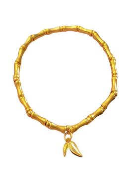 竹节手串沙金不掉色原创女手镯