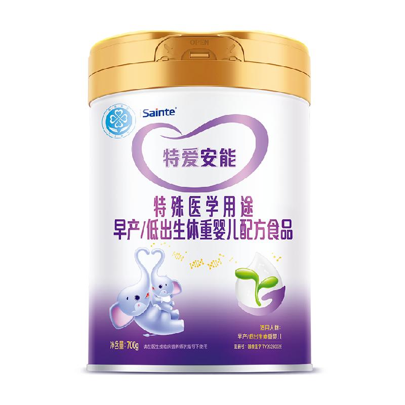 特爱安能早产儿低出生体重婴儿奶粉高能量高蛋白生长配方优博