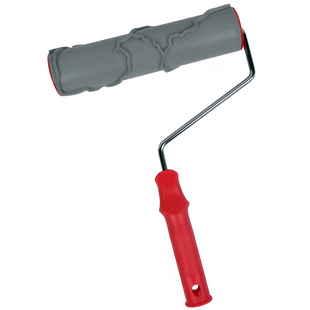 日洋冰裂纹滚筒肌理漆硅藻泥水泥砂浆地板石灰压花纹理橡胶滚筒刷