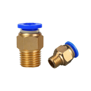 AKS艾克斯气动气管接头公制螺纹接头气动模具接头PC10-M12X1.75