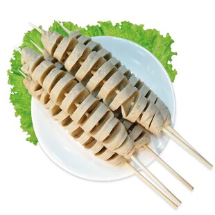 手工大面筋半成品约30-70g烧烤食材炸串卤味烤面筋摆摊商用5斤装