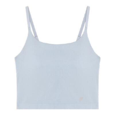 半圆原创设计女装[运动]2026夏细肩提花解构设计背心吊带女上衣