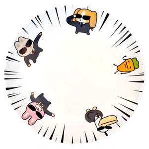 言仓暹罗厘普守护美味盘创意餐具