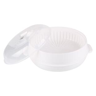 茶花微波炉专用器皿加热格兰仕微波炉蒸笼蒸盒饭煲蒸饭宝微波饭煲