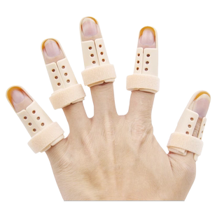 医用手指骨折固定夹板指套护指锤状关节受伤小手指弯曲矫正器支具