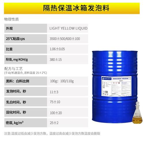 双组分组合聚醚厂家保温保冷PU填充发泡料风幕柜冰箱冷柜保温材料