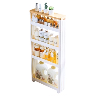 7/10cm宽12超窄缝隙收纳柜卫生间洗衣机边极窄小推车液夹缝置物架