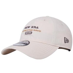 New Era纽亦华2025早春新款弯檐棒球帽子字母男女复古情侣软顶潮