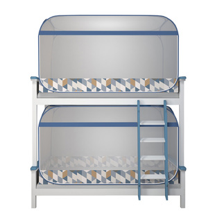 宿舍上铺尾侧开门0.9蒙古包蚊帐免安装1米儿童母子床1.2三开门1.5