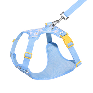 未卡雏菊宠物狗狗胸背牵引绳套装工字型胸背大中小型犬遛狗绳