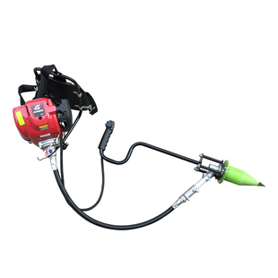 背负式烟叶种植机打孔机打洞机割草机栽培种植背负式汽油机钻孔