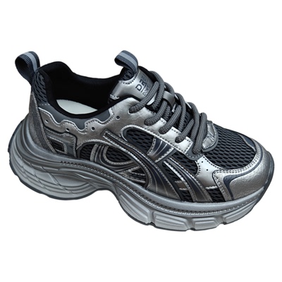 真皮厚底增高老爹鞋运动跑步鞋女