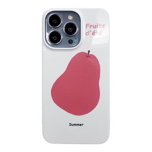 ins风一颗梨网红15Pro防摔菲林壳phone14手机壳13promax全包菲林软壳11苹果12半包硬壳xr小众xsmax简约78plus