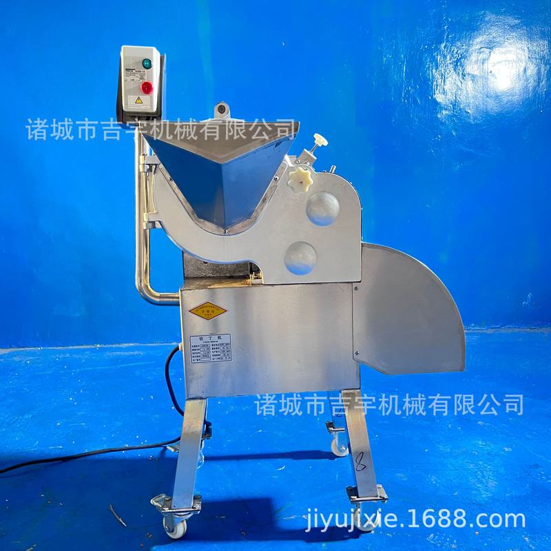 芒果三维切丁机 哈密瓜切丁机 火龙果切丁设备 苹果切丁设备