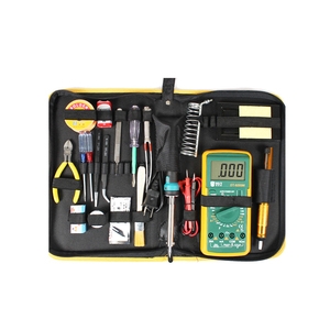 万用表家用学生电子维修焊接电烙铁套装防静电带工具箱工具包包邮