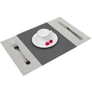 防水日式餐布西餐垫北欧餐桌垫隔热垫防烫锅垫碗垫子杯垫家用PVC