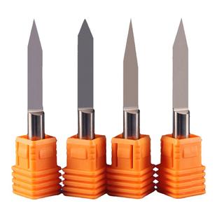 威特5A钨钢6mm平底尖刀锥度尖刀浮雕雕刻刀木工雕刻刀雕刻机刀头