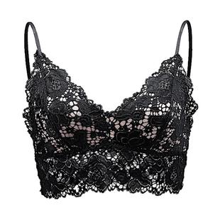 Alitayxx 梦里玫瑰 法式无钢圈蕾丝bralette吊带美背文胸超薄内衣
