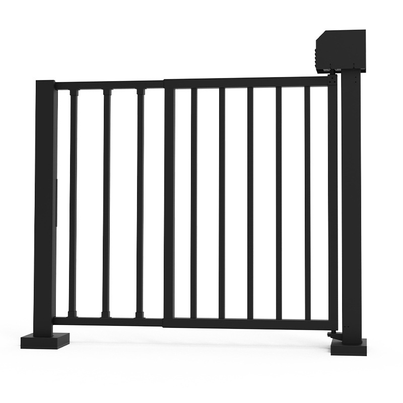 厂家直供人行门广告门栅栏小门行人通道门禁刷卡人脸识别电动门