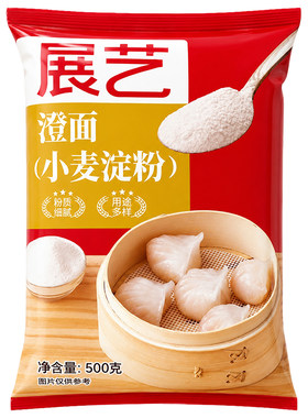 展艺澄面小麦淀粉500g