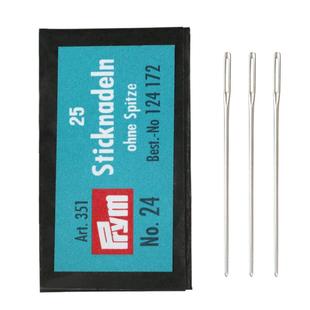 德国Prym进口针十字绣辅助工具圆头针光滑手工刺绣针家用24号26号