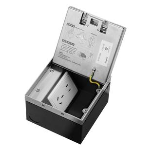 罗格朗地插五孔模块搭配智能隐藏式大理石地板木板纯平瓷砖不锈钢