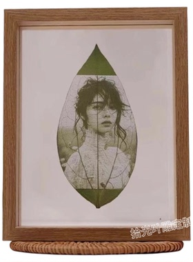 平安叶树叶画照片定制礼物送朋友闺蜜生日礼物结婚纪念日创意礼品