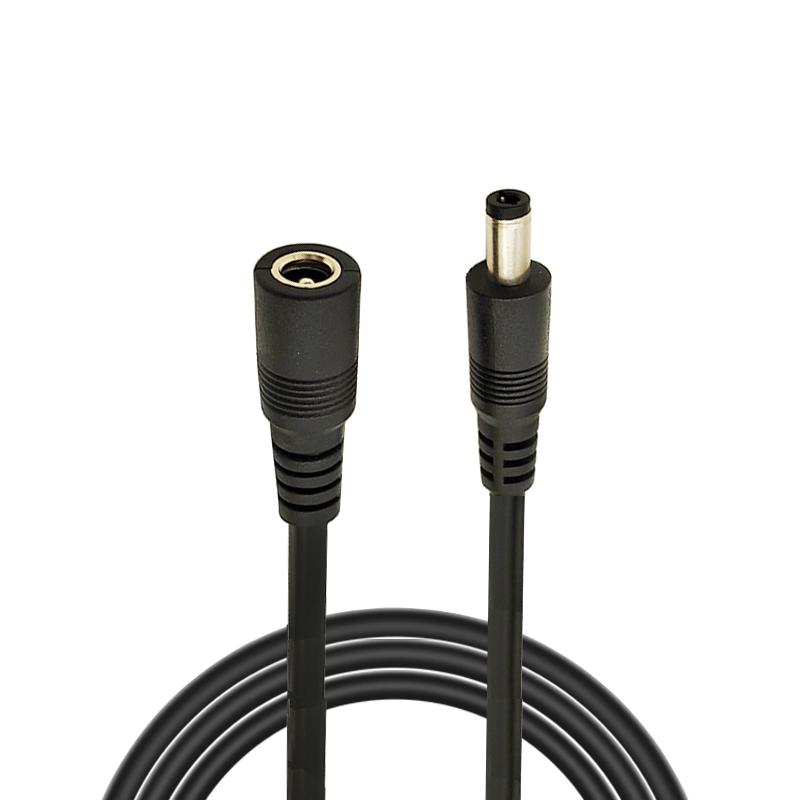 加粗纯铜DC电源延长线9V12V10A电源双公母头线5.5*2.1连接线18awg