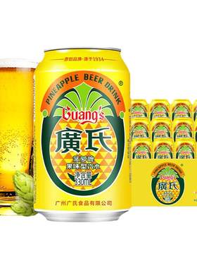 广氏菠萝啤330ml*24罐不含酒精