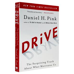 驱动力 英文原版 Drive The Surprising Truth About What Motivates Us 全新思维作者丹尼尔平克作品Daniel H. Pink 英语书籍