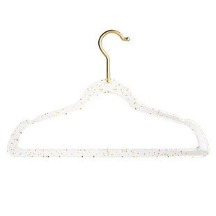 衣架家用挂衣亚克力透明无痕防肩角轻奢高级网红服装店仙女晾衣撑