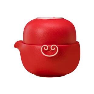 故宫淘宝｜如意福禄快客杯便携式旅行茶具博物馆文创生日新年礼物