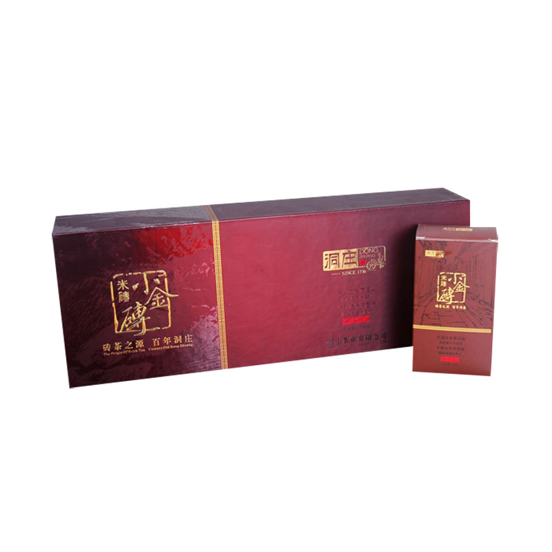 赵李桥米砖茶洞庄小金砖300g克礼品茶湖北赤壁羊楼洞红茶茶叶茶砖