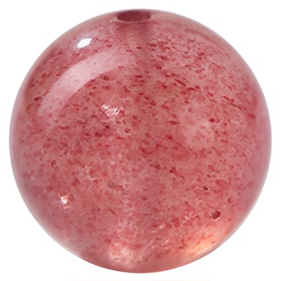 7A天然草莓晶散珠子手串女士diy手工星光鸽血红粉水晶手链串珠